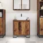 vidaXL Dulap pentru Chiuveta Lemn Vechi 60 x 35 x 60 cm Lemn compozit GartenMobel Dekor (869177)