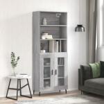 vidaXL Dulap înalt, gri sonoma, 69, 5x34x180 cm, lemn compozit GartenMobel Dekor (3189339) Comoda