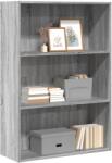 vidaXL Biblioteca, gri sonoma, 80x30x114 cm, lemn prelucrat GartenMobel Dekor (857936) Biblioteca