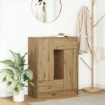 vidaXL Bufeta cu sertare si usi Stejar Artisan 73x31x90 cm GartenMobel Dekor (861858) Comoda