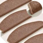 vidaXL Covorase pentru scari, 30 buc. , 65x24x4 cm, maro, semirotunde, mari GartenMobel Dekor (3365760) Covor