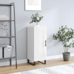 vidaXL Servanta, alb extralucios, 34, 5x34x90 cm, lemn compozit GartenMobel Dekor (830470) Comoda