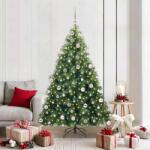 vidaXL Brad de Craciun artificial cu 300 LED Verde 180 cm PE si PVC GartenMobel Dekor (3397785)