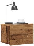 vidaXL Noptiera de perete, lemn vechi, 40x32x30 cm GartenMobel Dekor (855944)