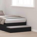 vidaXL Sertare pentru pat cu sertar Stejar Negru 100 x 36, 5 x 16, 5 cm GartenMobel Dekor (866908)