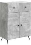 vidaXL Bufet cu sertar Gri Beton 66 x 34, 5 x 90 cm Lemn prelucrat GartenMobel Dekor (895558) Comoda