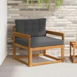 vidaXL Canapea Medie pentru Exterior Lemn Solid de Acacia natural GartenMobel Dekor (3436259) Canapea