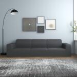 vidaXL Husa elastica pentru canapea 4 locuri poliester jersey antracit GartenMobel Dekor (332939)