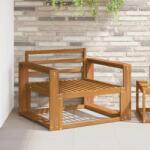 vidaXL Canapea Medie pentru Exterior Lemn Solid de Acacia natural GartenMobel Dekor (3436271) Canapea