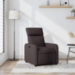 vidaXL Fotoliu rabatabil, maro închis, material textil GartenMobel Dekor (374170)