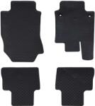 vidaXL Covor pentru masina 4 pcs Negru Cauciuc GartenMobel Dekor (42029091)