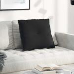 vidaXL Perna pentru spate Negru 60 x 50 cm Tesatura din microfibra GartenMobel Dekor (42014690)