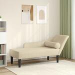 vidaXL Sezlong cu perne, crem, material textil GartenMobel Dekor (4007602)