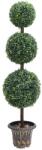 vidaXL Planta artificiala cimisir cu ghiveci verde 118cm forma minge GartenMobel Dekor (336511)