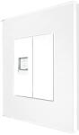 Luxion Priza Telefon + Blank cu Rama din Sticla LUXION SmartElectro IntelligentHouse (LX-MP016G-W)