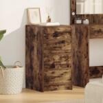 vidaXL Bufet cu sertar Stejar afumat 40 x 41 x 75 cm Lemn compozit GartenMobel Dekor (865059) Comoda
