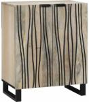 vidaXL Bufet Alb 60 x 33, 5 x 75 cm Lemn de mango solid GartenMobel Dekor (4017974) Comoda
