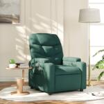 vidaXL Fotoliu rabatabil, verde închis, material textil GartenMobel Dekor (372447)