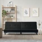 vidaXL Canapea extensibila, negru, material textil GartenMobel Dekor (351915) Canapea