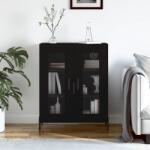 vidaXL Servanta, negru, 69, 5x34x90 cm, lemn compozit GartenMobel Dekor (827797) Comoda