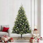 vidaXL Brad de Craciun artificial cu ramuri articulare 300 LEDs 210 cm GartenMobel Dekor (3396002)