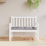 vidaXL Perna pentru banca de gradina gri, 110x50x7 cm, material oxford GartenMobel Dekor (361812)