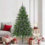 vidaXL Brad de Craciun cu 300 LED cu suport Verde 180 cm PE GartenMobel Dekor (3396337)