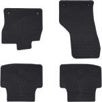 vidaXL Covor pentru masina 4 pcs Negru Cauciuc GartenMobel Dekor (42029095)