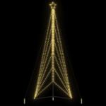 vidaXL Pom de Craciun LED 861 LED-uri Alb Cald 478 cm GartenMobel Dekor (4016424)