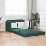 vidaXL Pat canapea Verde închis 124 x 71 x 78 cm Catifea GartenMobel Dekor (4106704) Canapea