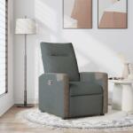 vidaXL Fotoliu rabatabil, gri închis, material textil GartenMobel Dekor (4104840)