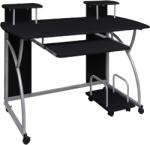 vidaXL Birou de computer, negru, 110x52x88, 5 cm, lemn prelucrat GartenMobel Dekor (20582)
