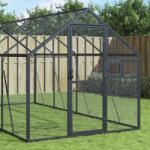 vidaXL Voliera de pasari, antracit, 1, 79x10x1, 85 m, aluminiu GartenMobel Dekor (3155806)
