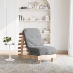 vidaXL Canapea futon cu saltea, 60x206x11 cm, lemn masiv de pin GartenMobel Dekor (846746) Canapea