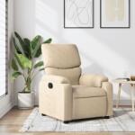 vidaXL Fotoliu rabatabil, crem, material textil GartenMobel Dekor (373419)