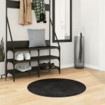 vidaXL Covor HUARTE, fir scurt, moale si lavabil, negru, Ø 80 cm GartenMobel Dekor (375122) Covor