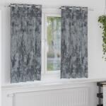 vidaXL draperii cu ochete Argintiu Poliester 140 x 175 cm GartenMobel Dekor (4107649)