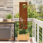 vidaXL Panou Decorativ de Gradina Ruginit 32 x 140 cm GartenMobel Dekor (876251)
