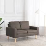 vidaXL Canapea cu 2 locuri, gri taupe, material textil GartenMobel Dekor (288711) Canapea