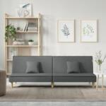 vidaXL Canapea extensibila, gri închis, material textil GartenMobel Dekor (351901) Canapea