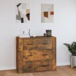 vidaXL Servanta, stejar fumuriu, 80x33x70 cm, lemn compozit GartenMobel Dekor (816581) Comoda
