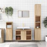vidaXL Dulap pentru baie, stejar sonoma, 80x33x60 cm, lemn compozit GartenMobel Dekor (831623)