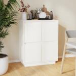 vidaXL Servanta alba 60x34x75 cm din lemn masiv de pin GartenMobel Dekor (813376) Comoda