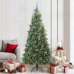 vidaXL Brad de Craciun artificial cu ramuri articulare Verde 210 cm GartenMobel Dekor (3397439)