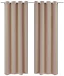 vidaXL Draperii opace cu ocheti metalici, 2 buc, 135 x 175 cm, crem GartenMobel Dekor (132201)
