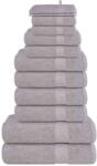 vidaXL Set prosoape 12 piese gri 360 g/m2 100% bumbac GartenMobel Dekor (137102) Prosop