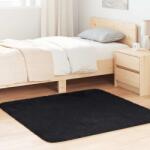 vidaXL Covor shaggy cu pom înalt, NAVARRA, negru, 120x120cm, poliester GartenMobel Dekor (4102862) Covor