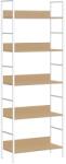 vidaXL Etajera carti 5 rafturi, stejar, 60x27, 6x158, 5cm lemn prelucrat GartenMobel Dekor (288229) Biblioteca