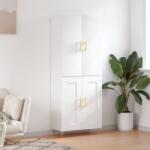 vidaXL Dulap înalt, alb, 69, 5x34x180 cm, lemn compozit GartenMobel Dekor (3195779) Comoda