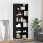 vidaXL Bufet Stejar Negru 69, 5 x 32, 5 x 180 cm Lemn compozit GartenMobel Dekor (3416080) Comoda